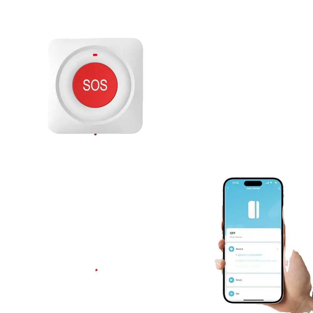 Panikknopf, Notfallalarm, Smart-home-kompatibilität, Wifi