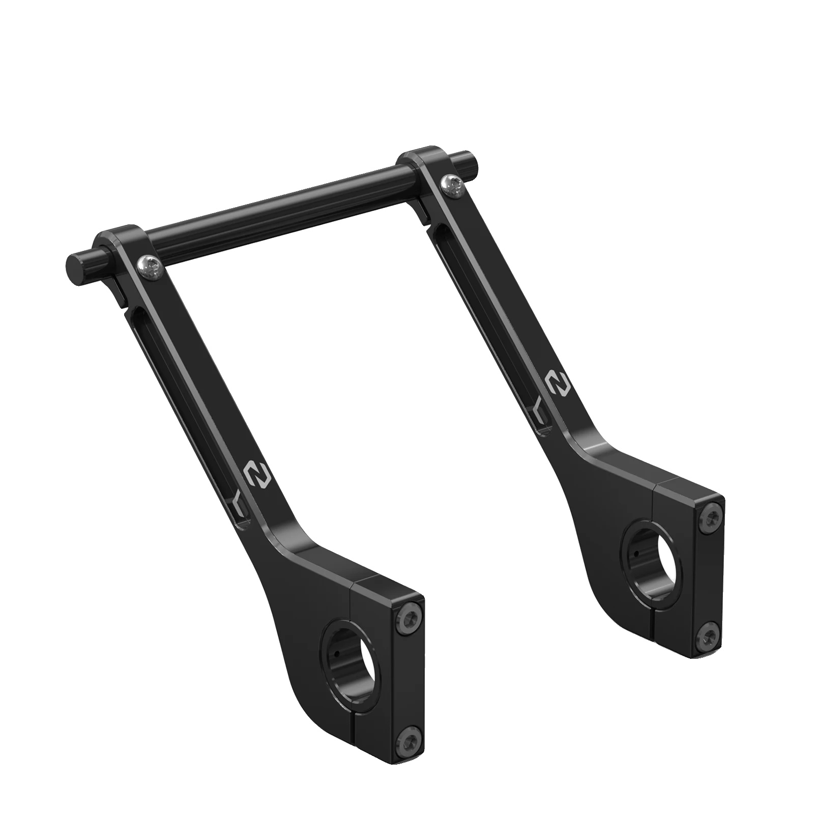 Motorrad-navigationshalterung, Leichtes Aluminium, Sichere Klemme, Weiss