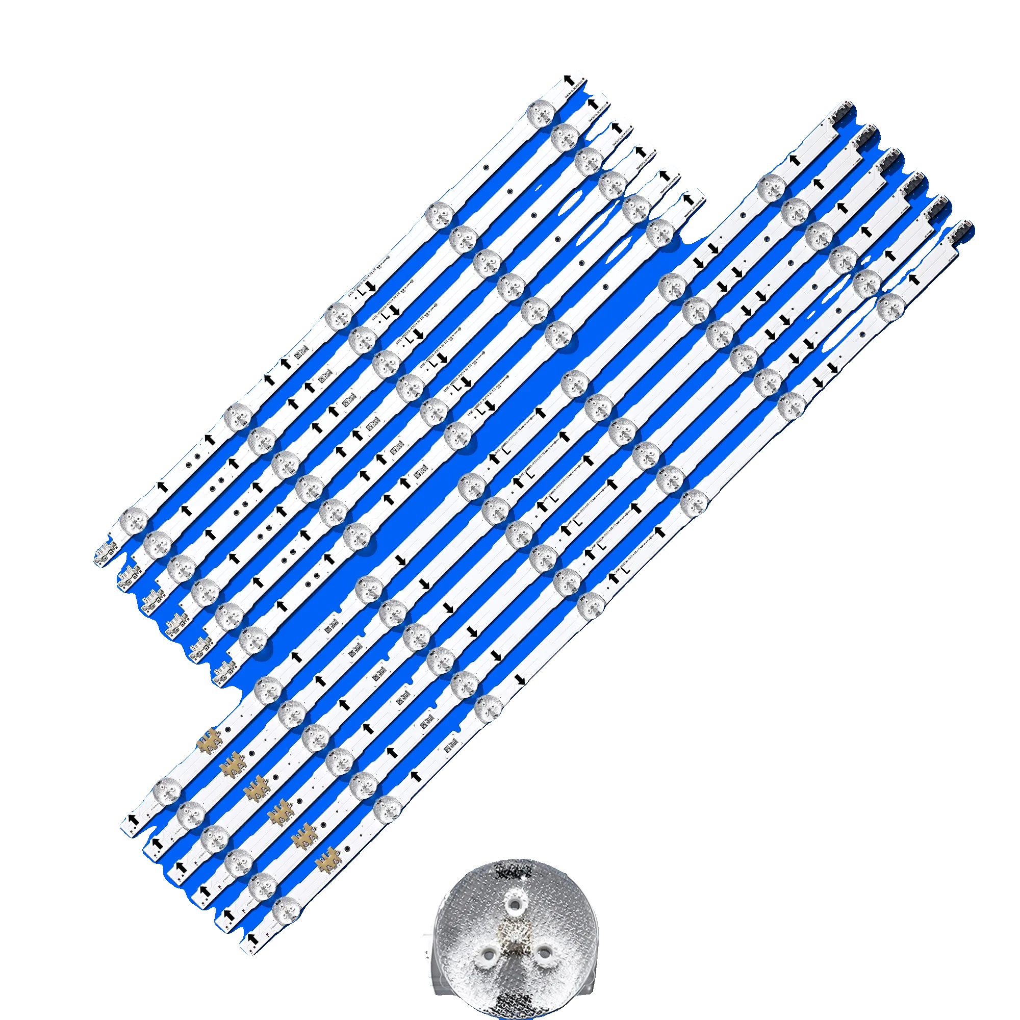 Led-hintergrundbeleuchtungsstreifen, 1158 Mm Länge, 12 Led-perlen, 3v Spannung, Kompatibel Mit Ue55j5100, Ue55j5500