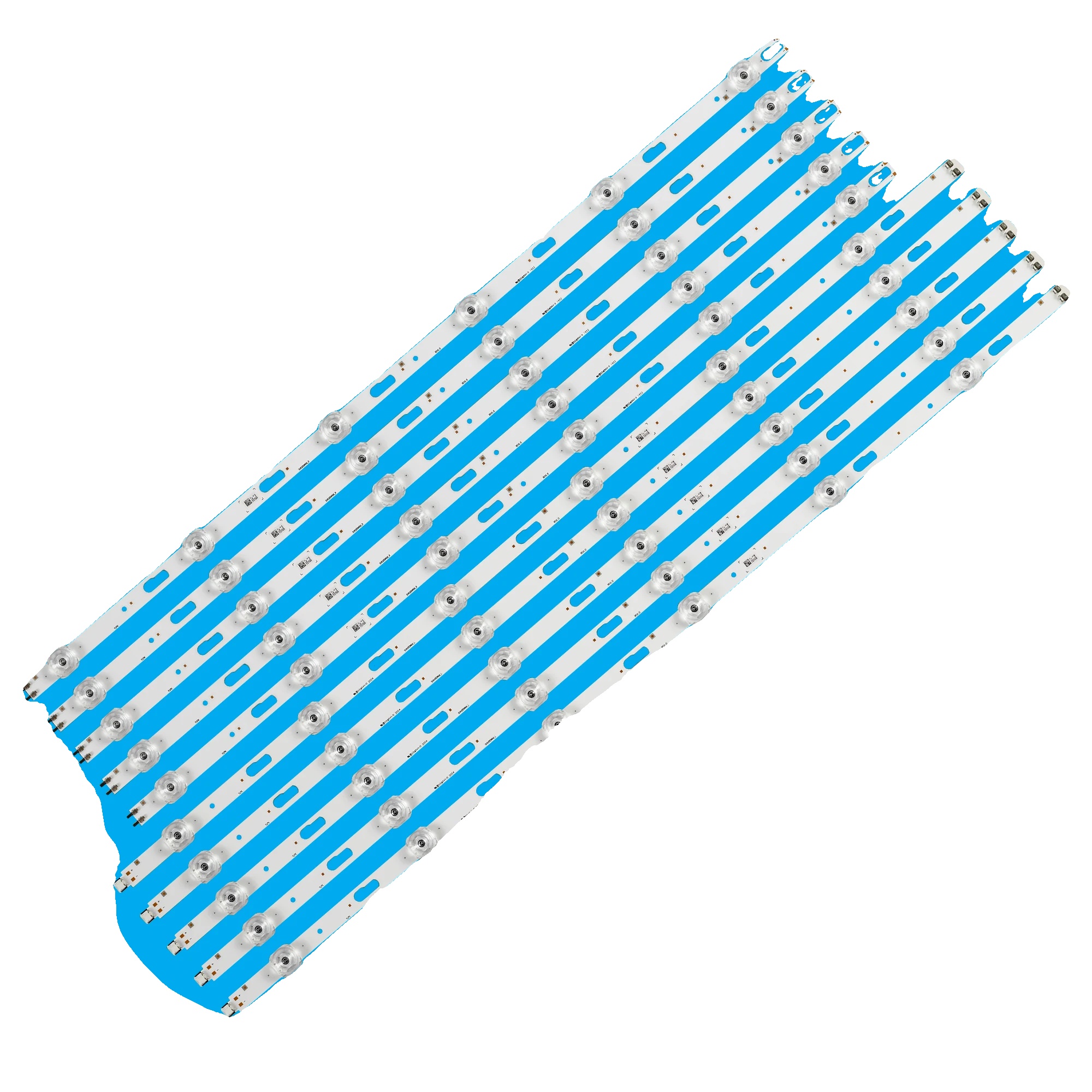 Led-hintergrundbeleuchtung, 1085 Mm Länge, 10 Led-perlen Pro Streifen, 3v Spannung Pro Lampe, Kompatibel Mit Ue55tu8570u, Enthält 8 Streifen