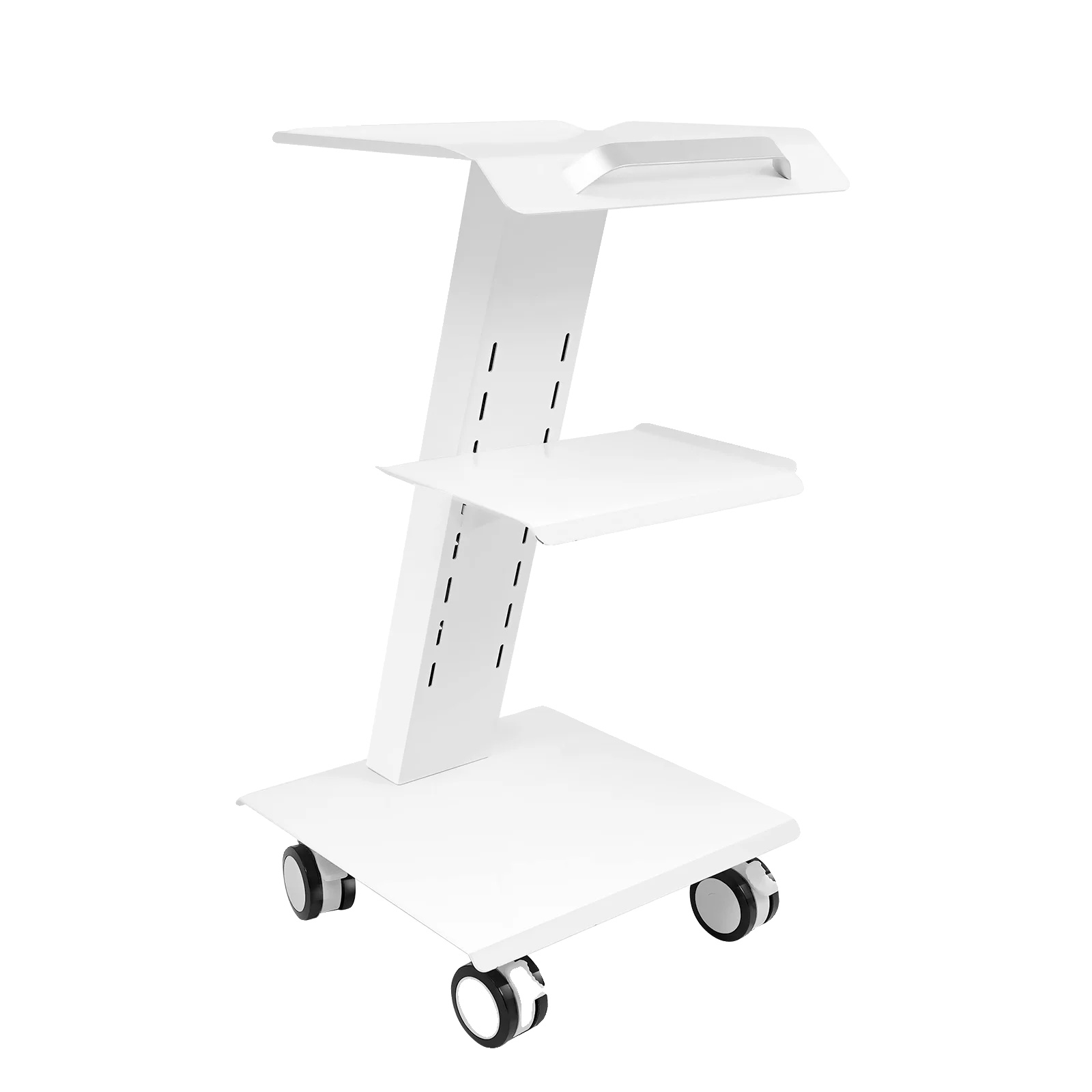 Rollwerkzeugwagen, 3-stufiges Design, Maximale Tragfähigkeit 100 Kg, Kabelgebundene Stromversorgung, Kompakte Abmessungen 413677 Cm, Integrierte 3
