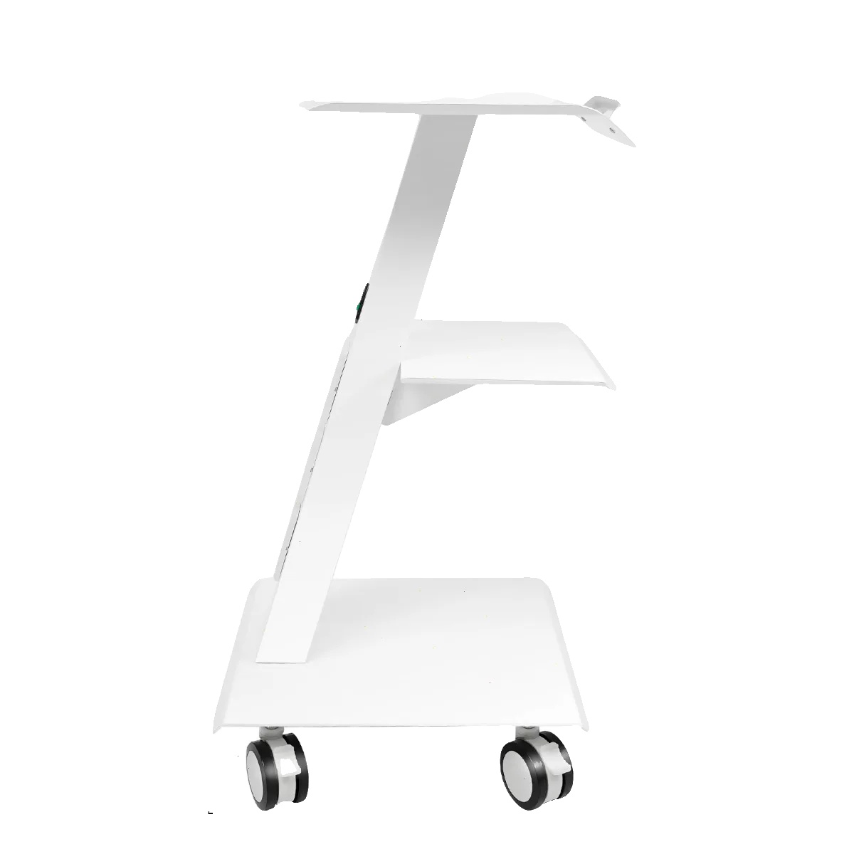 Salonwagen, Mobiles Design, Abschließbare Räder, Weiss