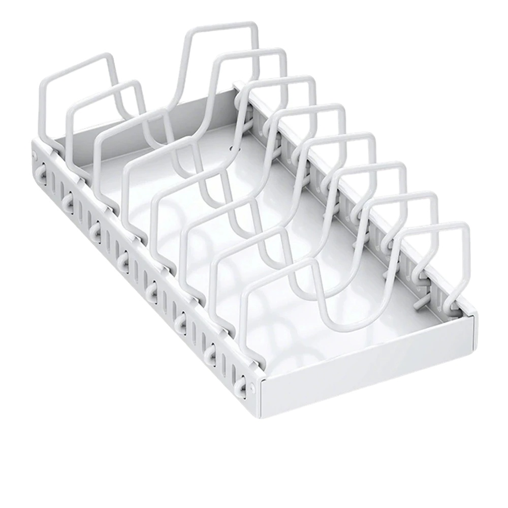 Organizer, Verstellbare Trennwände, Platzsparendes Design, Weiss