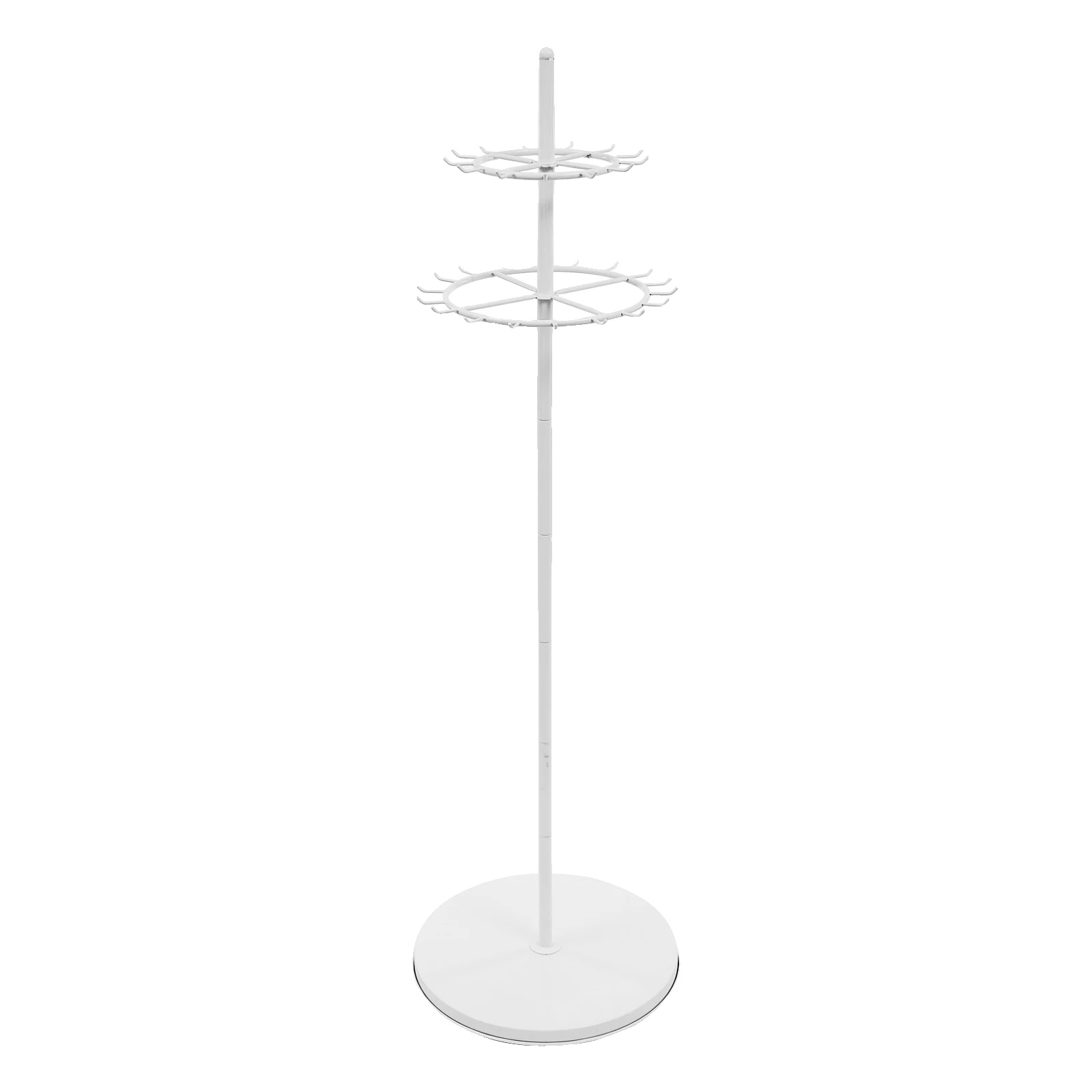 Lagerregal, Zweistufiges Design, Robuste Stahlkonstruktion, Weiss