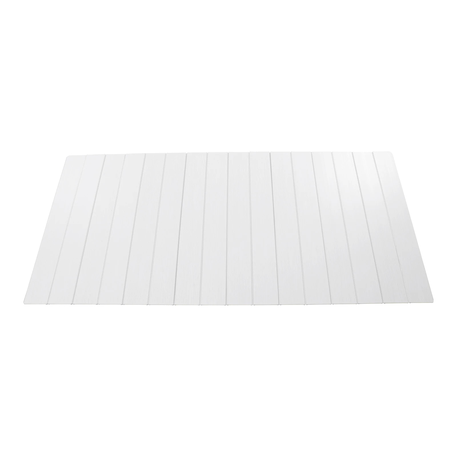 Badewannenabdeckung, Faltbares Design, Wasserdichte Ablage, Weiss
