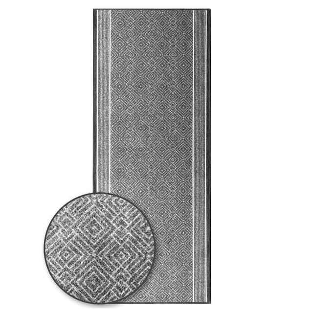 Teppich-läufer Auf Maß Olymp Silber 80 X 200 Cm