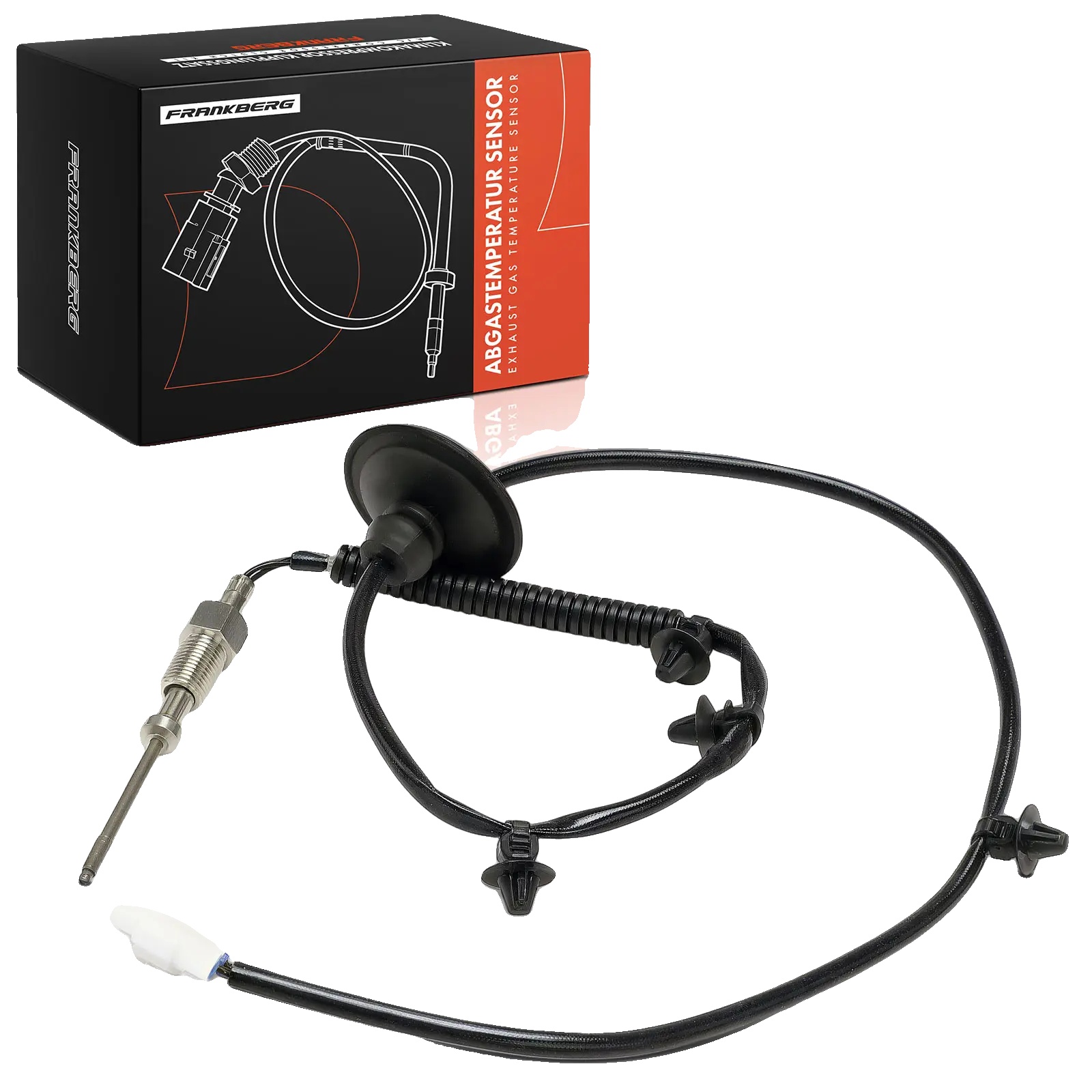 Temperatursensor, Kabellänge 900 Mm, Ntc-sensor, Gewindegröße M12x1,25, 2 Anschlusskontakte, Kompatibel Mit Fahrzeugen
