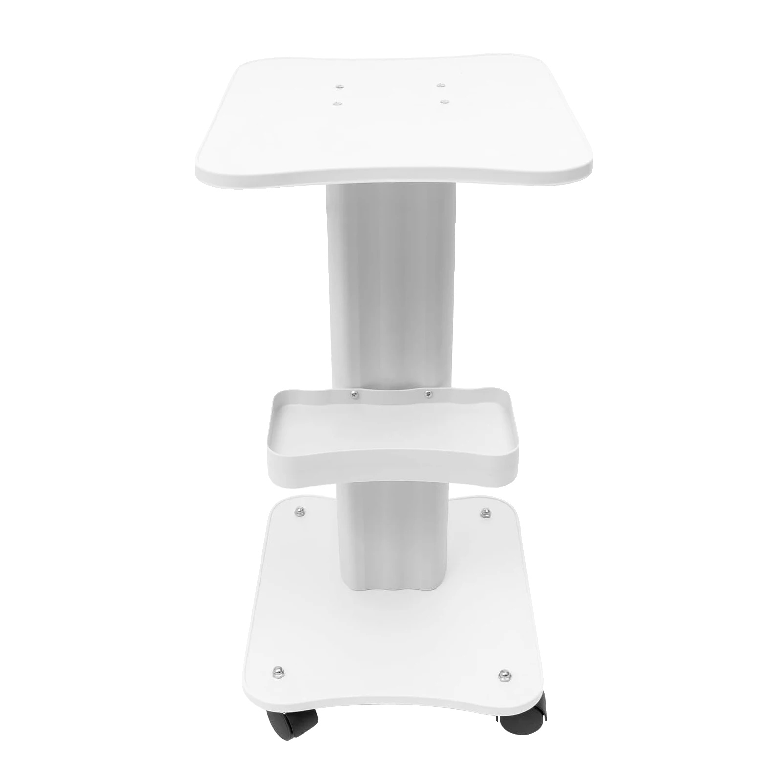 Salonwagen, 40 Kg Tragfähigkeit, 360° Drehung, Weiß