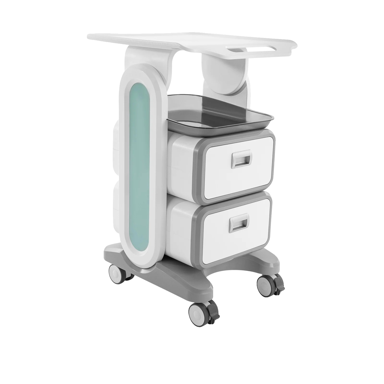 Salonwagen, Ergonomisches Design, Viel Stauraum, Weiss