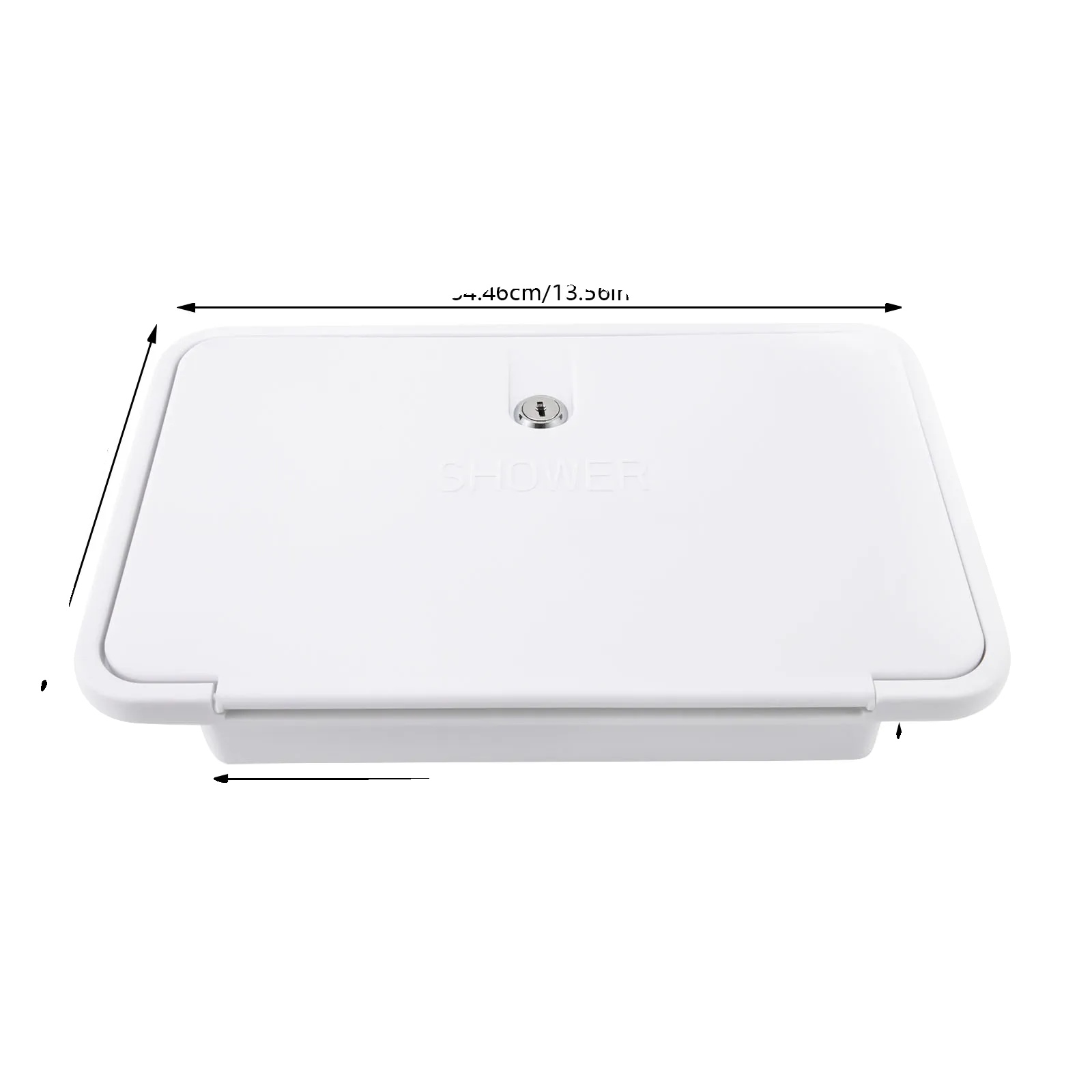 Duschset, Langlebige Materialien, Sicheres Design, Weiss
