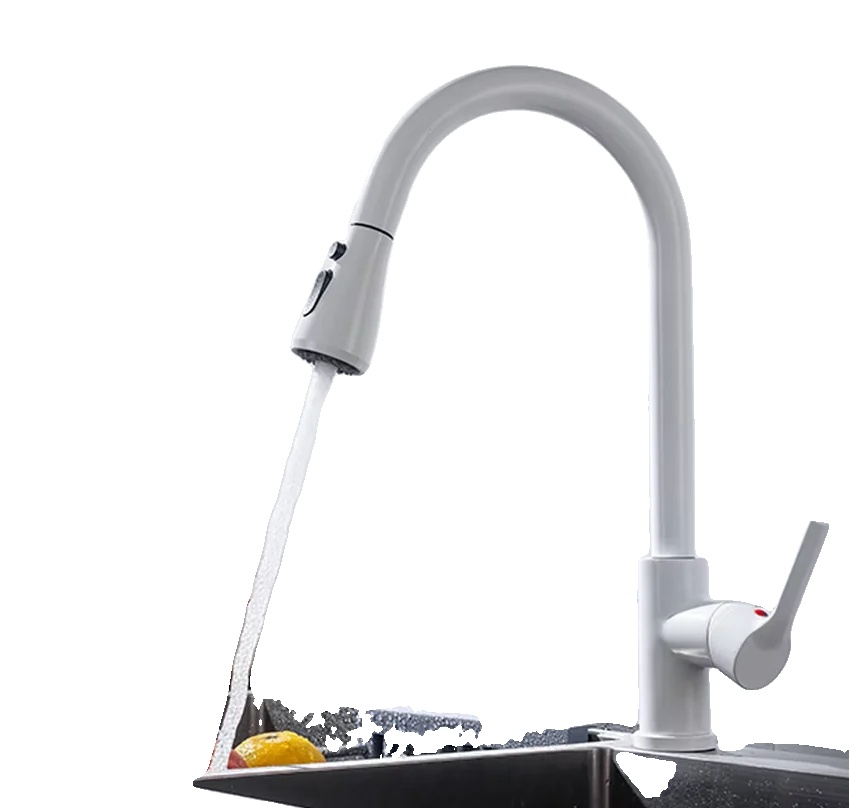 Küchenarmatur, Ausziehbare Auslauf, Einhebel, 04043wh, G1/2