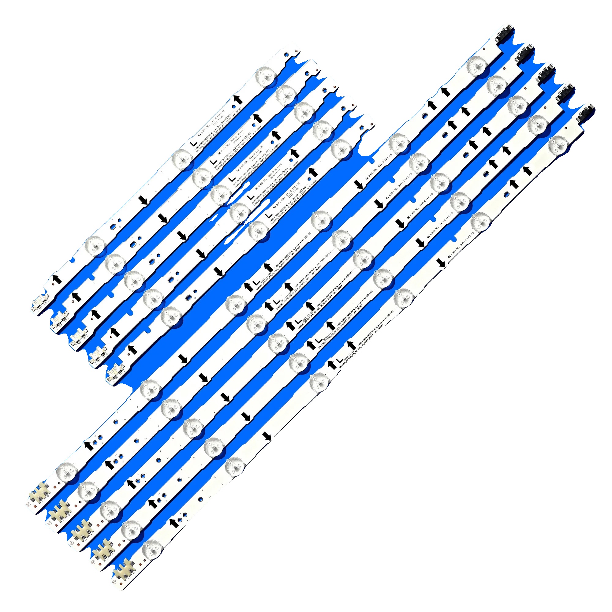 Led-hintergrundbeleuchtungsstreifen, Länge 836mm, 9 Led-perlen Pro Streifen, Spannung 3v, Kompatibel Mit 2014svs403228, D4ge-400dca-r2