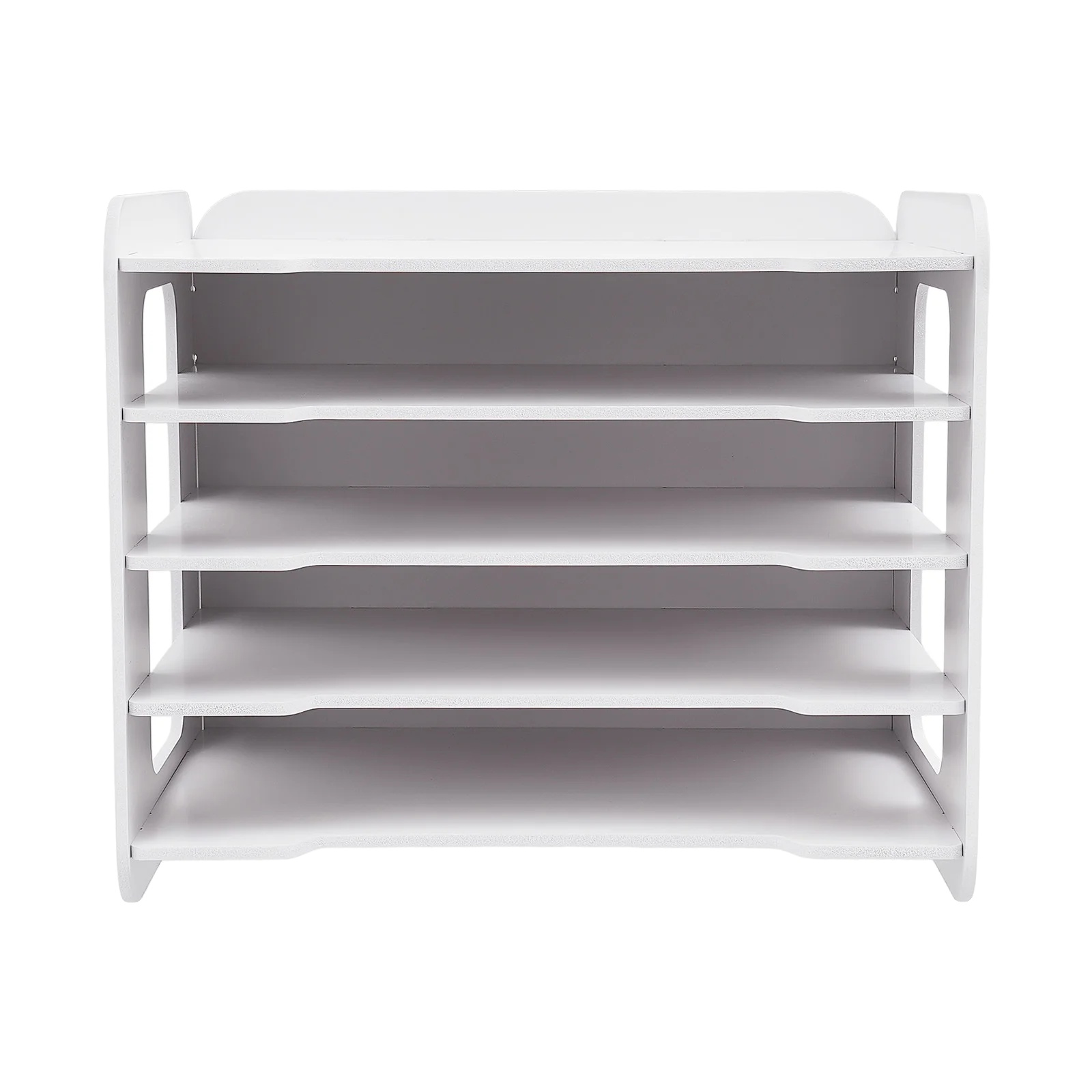 Dokumentenablage, Langlebige Pvc-konstruktion, 5 Schichten Für A4-papier, Weiss