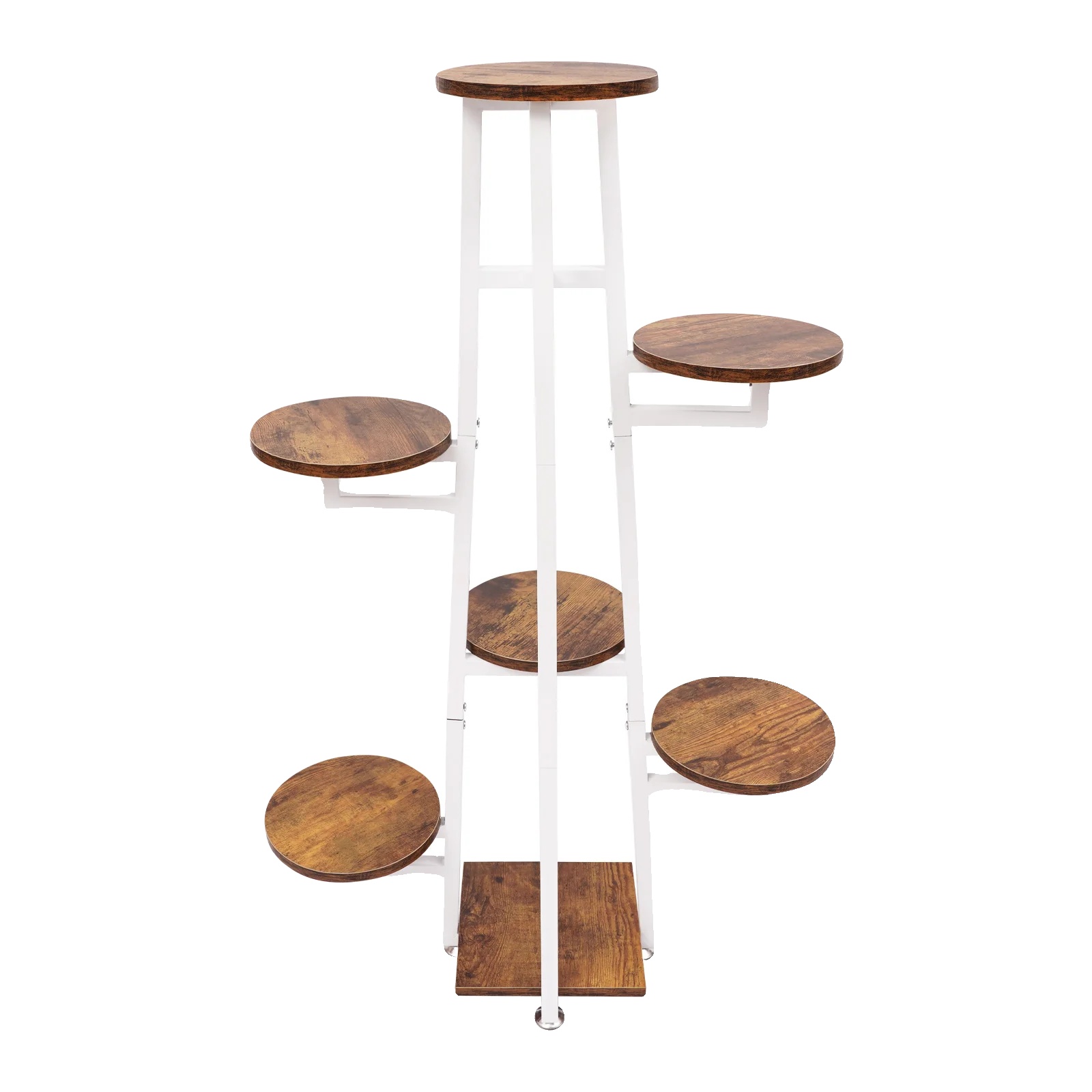 Blumenstand, 7-stufiges Design, Langlebiges Material, Weiss