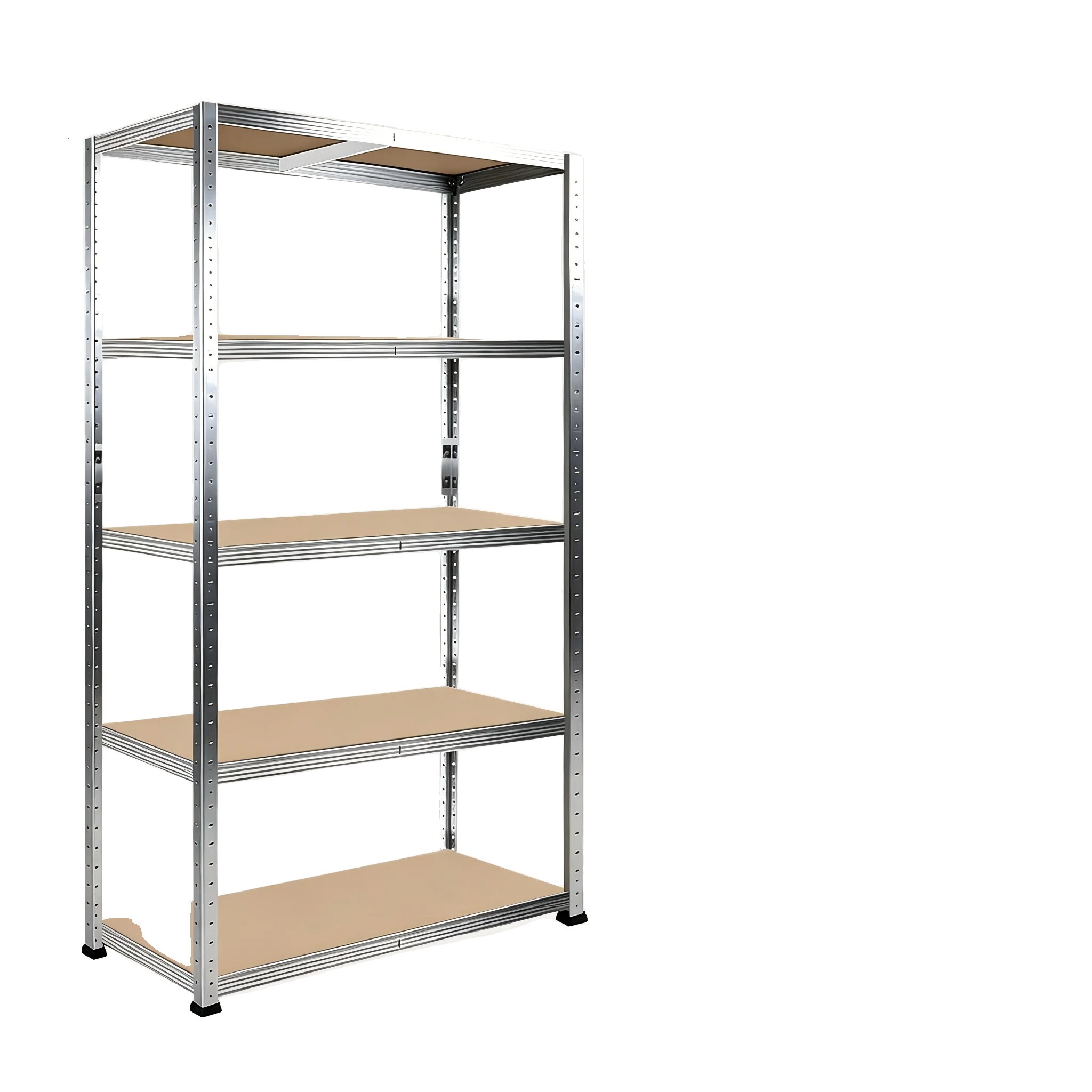 Regal, Schwerlastmetall, Verstellbare Regalböden, 2 Pack 1.5m Weiß 90x40cm