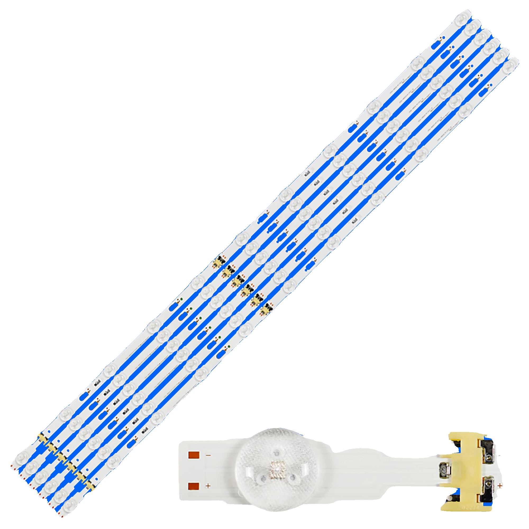 Led-hintergrundbeleuchtungsstreifen, Länge 973mm, Spannung 3v, 11 Led-perlen Pro Streifen, Kompatibles Modell Bn96-34793a, Modell Bn96-34794a
