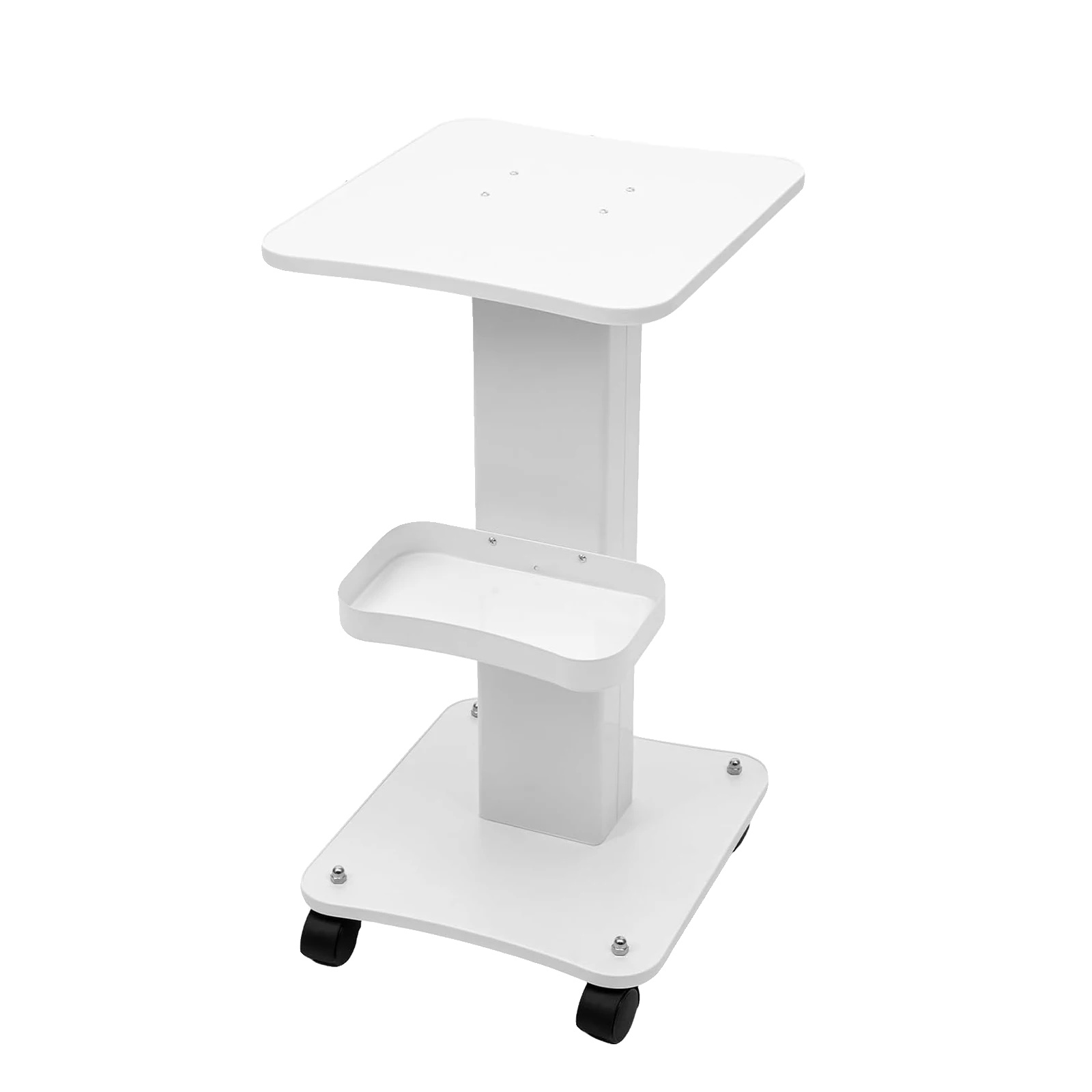 Schönheitsinstrumentenwagen, Robuste Bauweise, Einfache Mobilität, Weiss