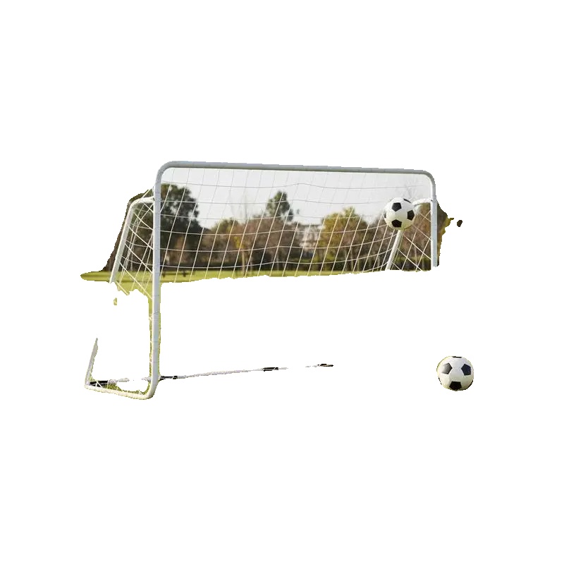 Fußballtor, Stahlrahmen, Für Den Außenbereich, Weiss