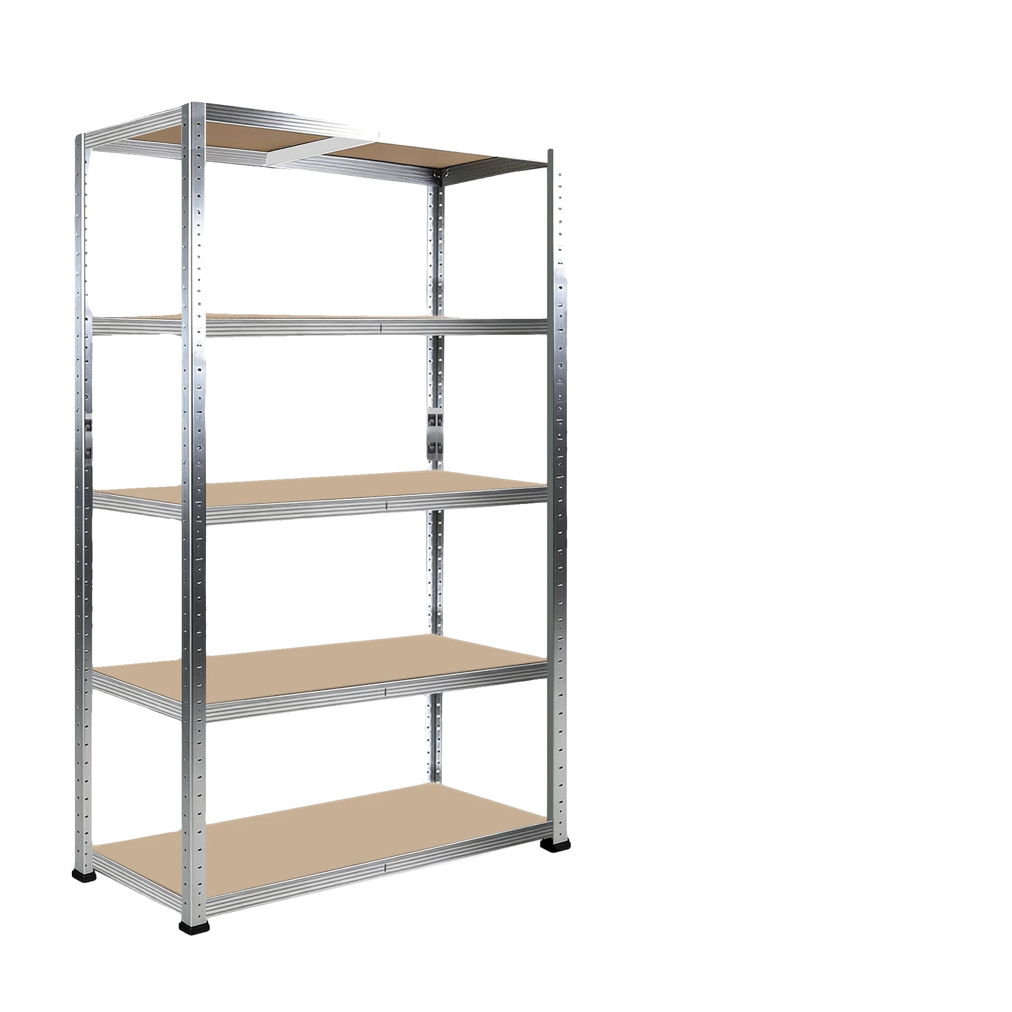 Metallregal, Höhenverstellbar, 1000 Kg Tragfähigkeit, 1.8m Weiß 90x40cm