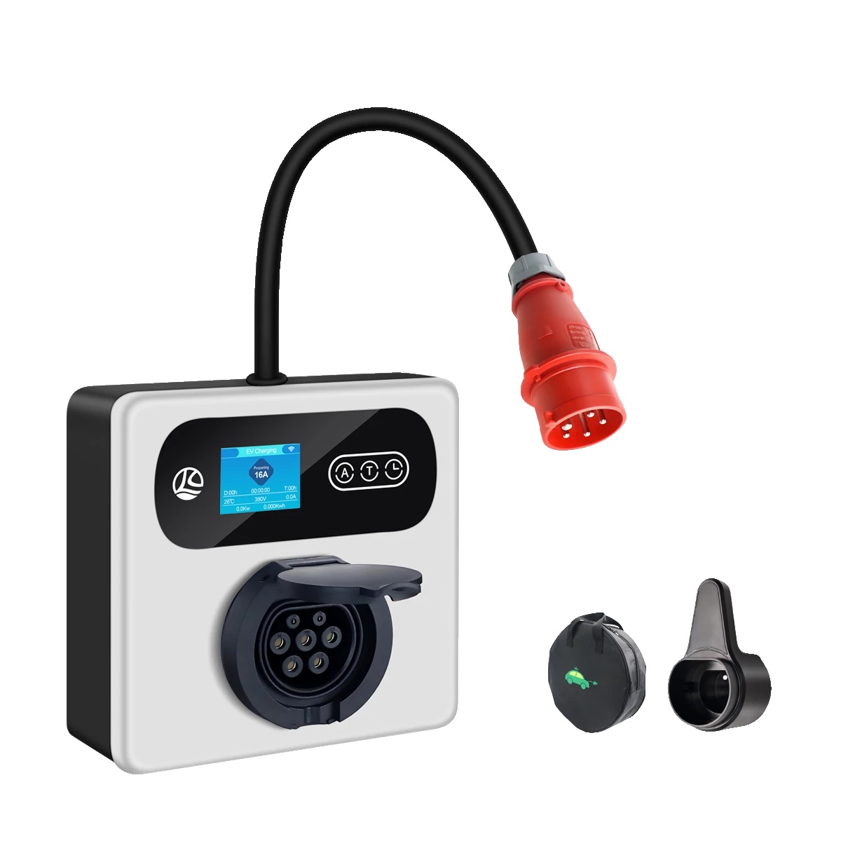 Ev-ladegerät, 11kw/22kw Leistung, App-gesteuerter Timer, 11kw, Typ2