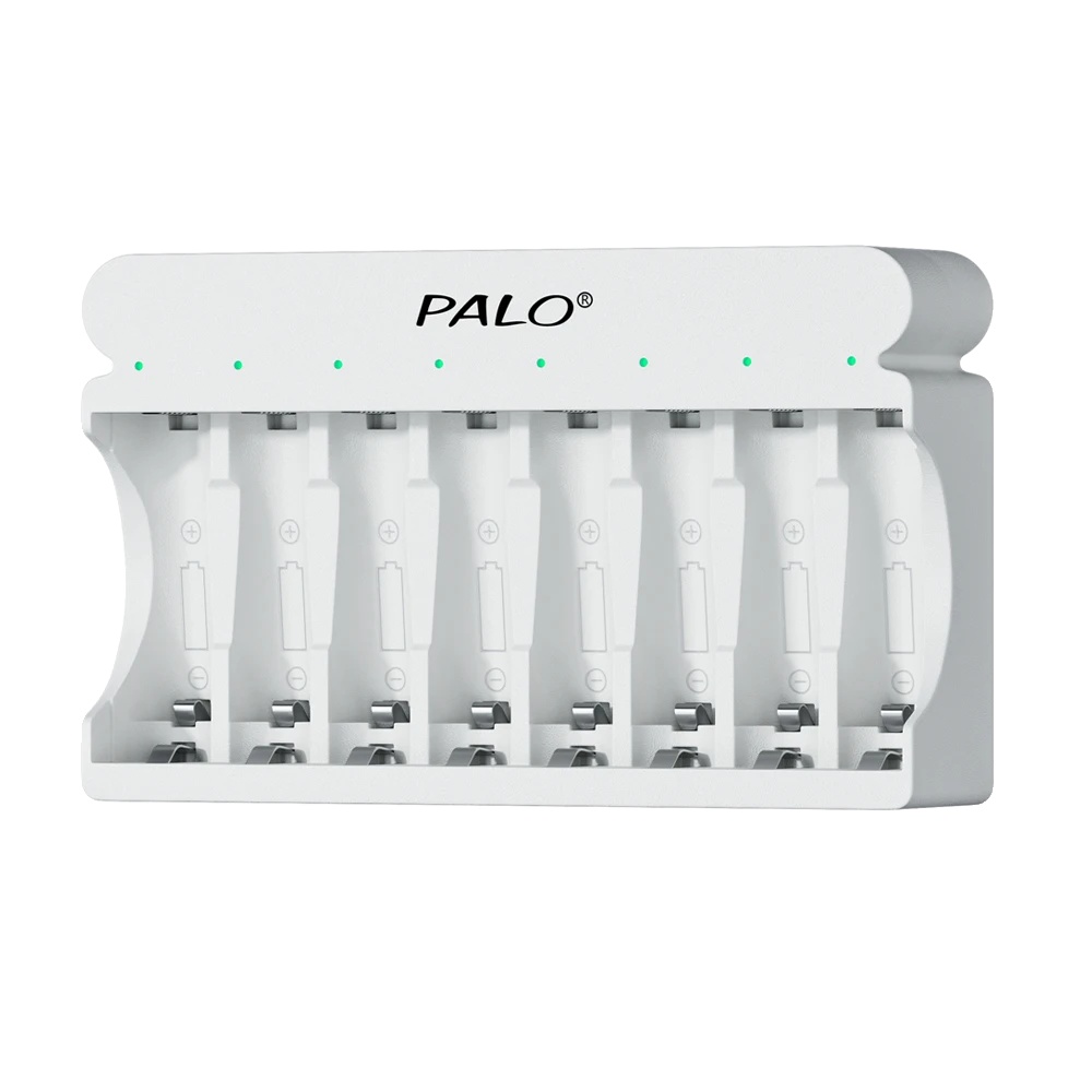 Batterieladegerät, 8-slot-kapazität, Lcd-ladeanzeige, 8 Slots Ladegerät-a