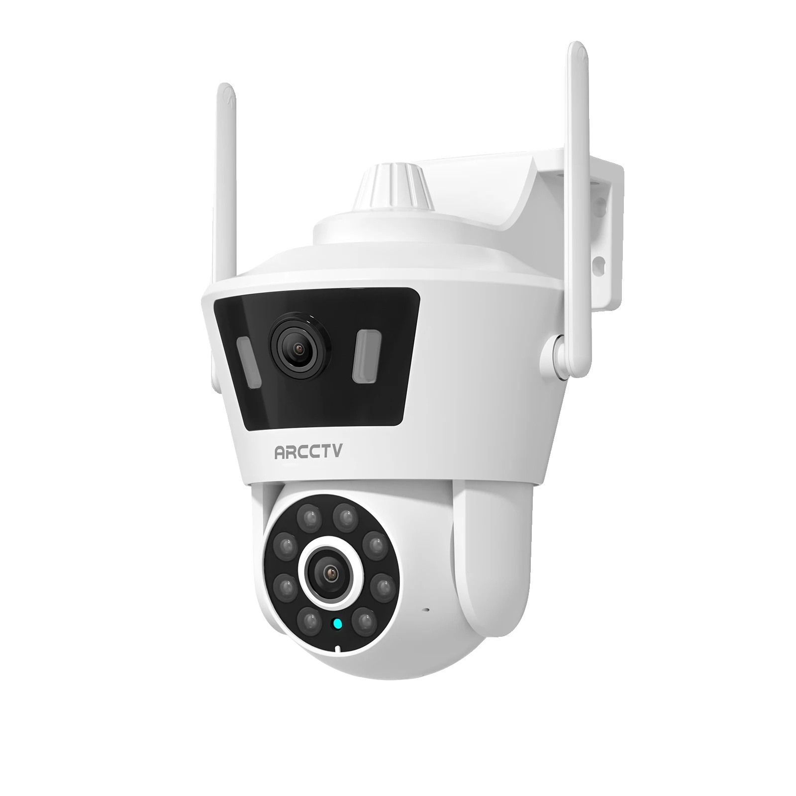 Sicherheitskamera, 24/7 Aufnahme, 4 Megapixel, Dual-band-konnektivität, Farb-nachtsicht, Zwei-wege-audio