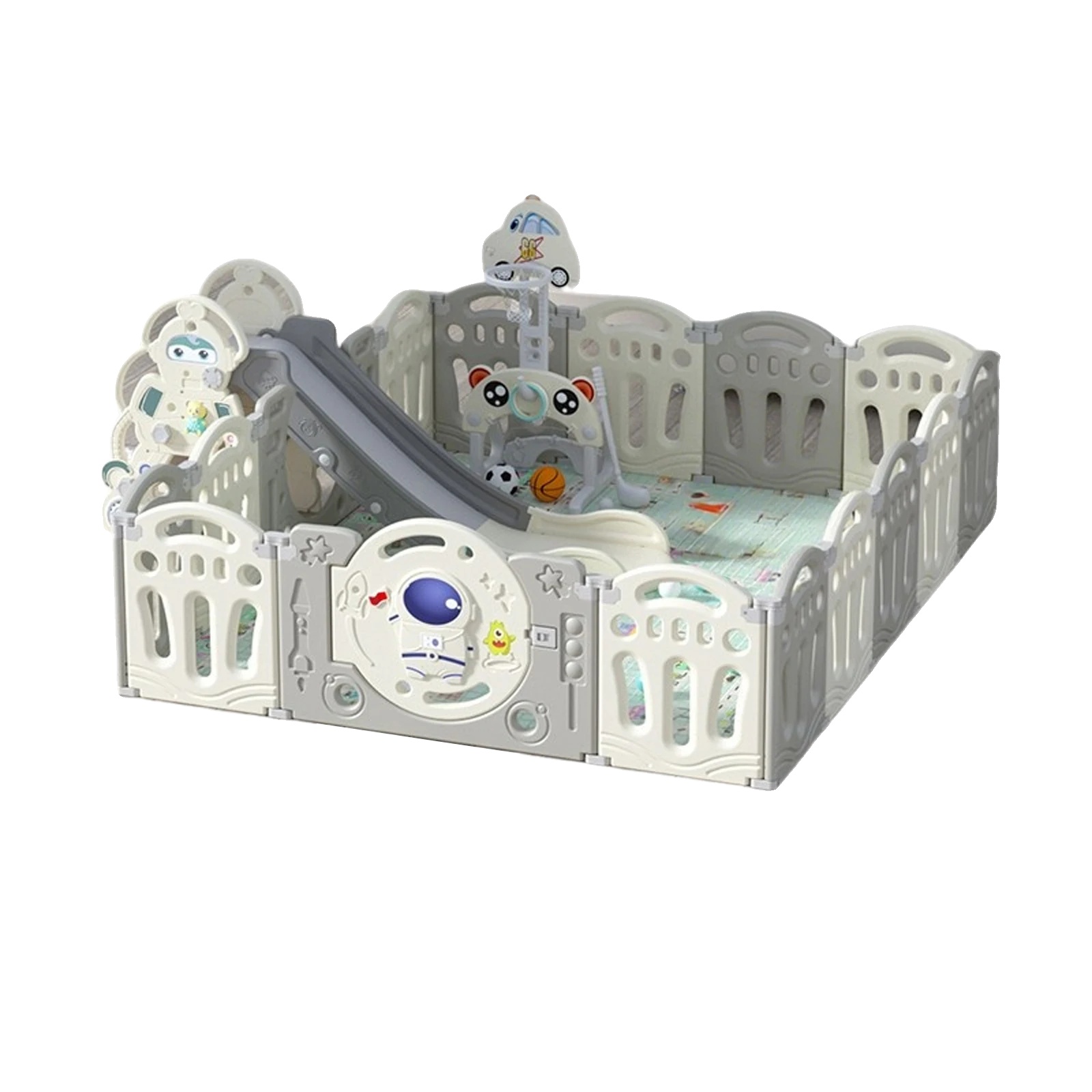 Babyspielplatz, Indoor-spielplatz, Aktivitätszentrum, Spielplatz+rutsche+reifen 1.5x1.6m