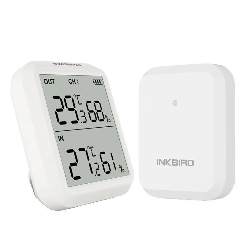 Thermometer, Drahtlose Innen- Und Außenüberwachung, Präziser Feuchtigkeitsmesser, Mit 1 Sender