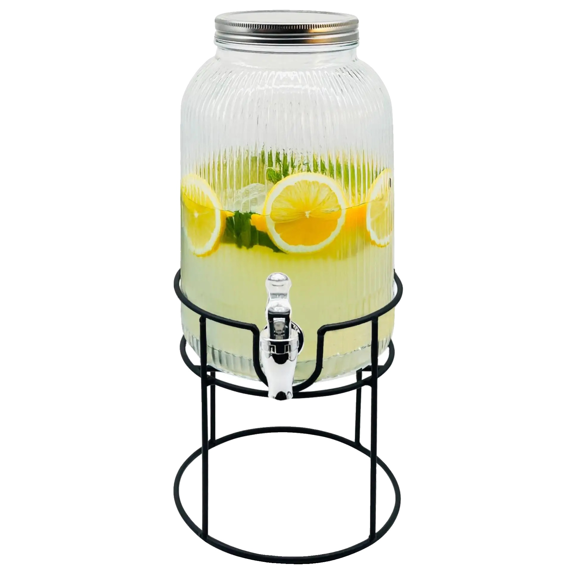 Getränkeglas, Glasmaterial, 4 Liter Kapazität, 30 Cm Höhe, Ideal Für Verschiedene Getränke, Lebensmittelsicherheitszertifizierung