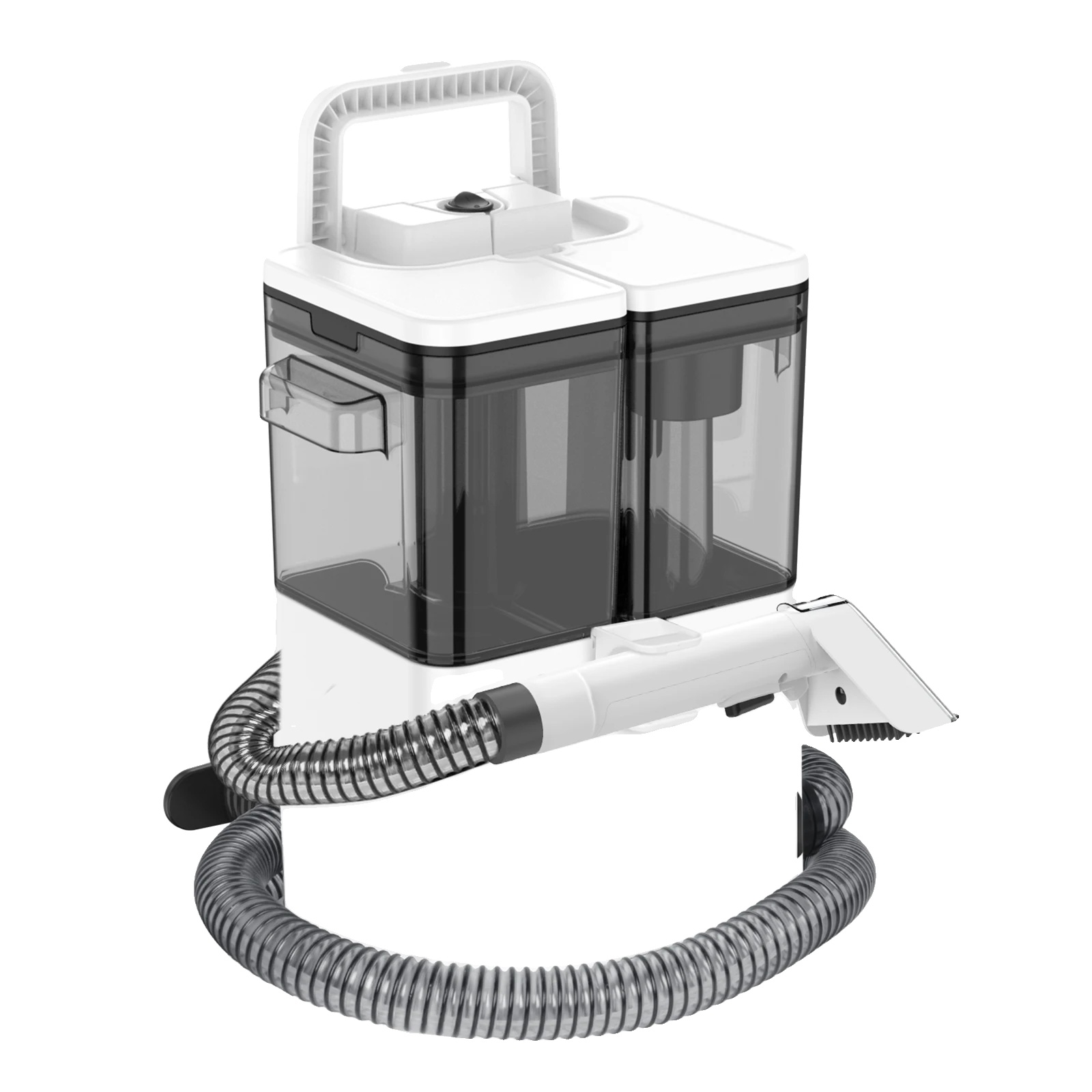 Teppichreiniger, Dual-tank-system, Multifunktionale Düsen, Weiss