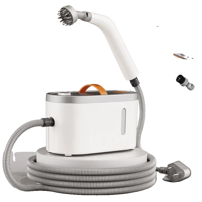 Handheld Dampfreiniger, 1200w Leistung, Schnelles Vorheizen, Weiss