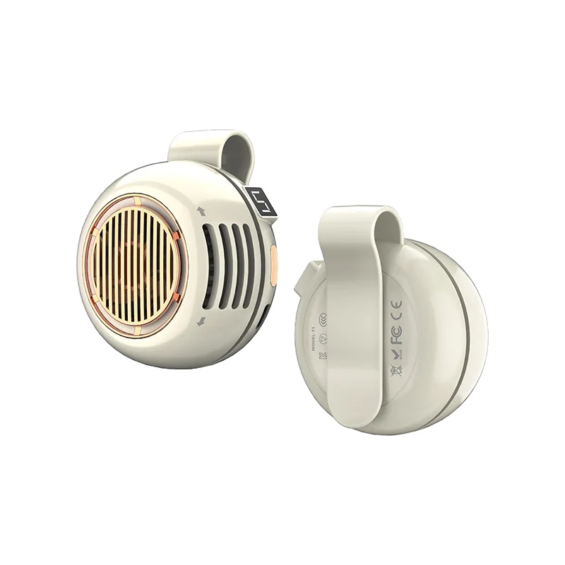 Mini Bladeless Ventilator, Freihändiges Design, Einstellbare 3-geschwindigkeitsfunktion, Weiss
