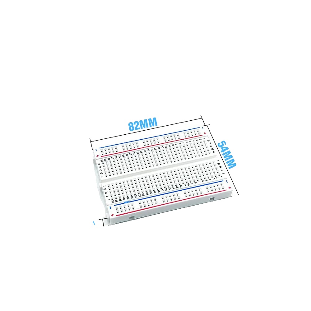 Lötfreies Breadboard, 830 Und 400 Anschlussstellen, Kompaktes Design, 1stück 400punkte