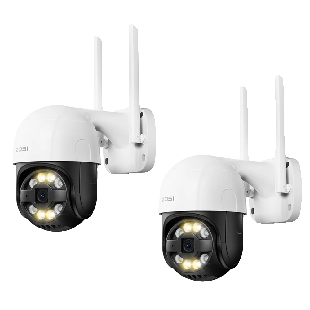Ptz Wifi Ip Kamera, 4mp Auflösung, Ki-erkennungsfunktionen, 4mp Keine Tf-karte X 2