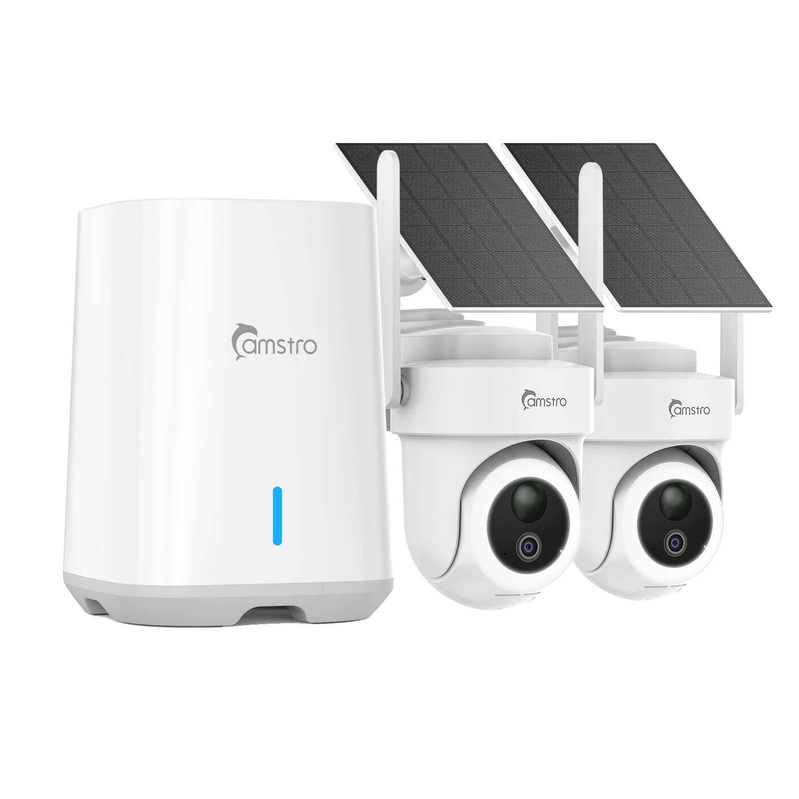 Überwachungskamera, 8mp Auflösung, 360° Sichtwinkel, Dualband-wlan, Vollfarb-nachtsicht, 4 Video-kanäle