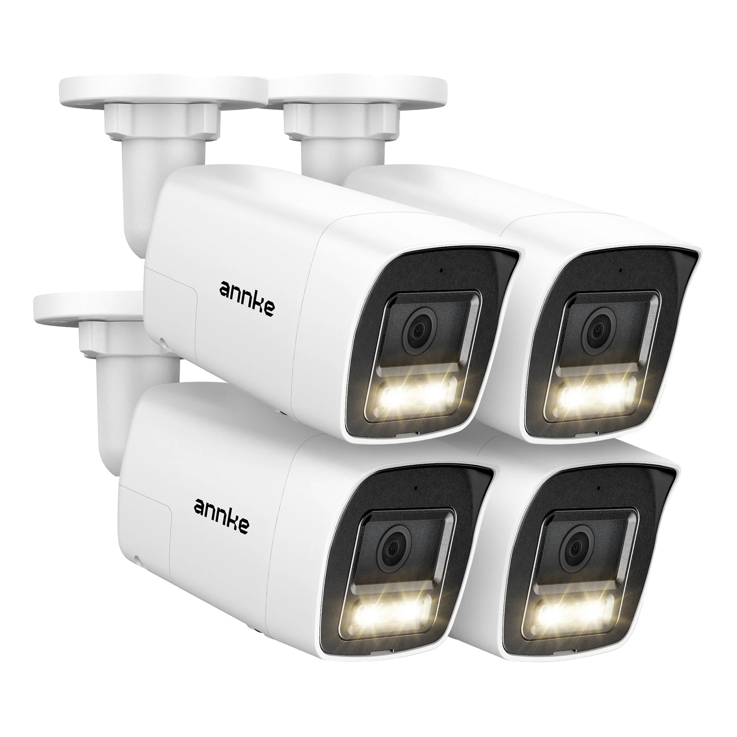 Sicherheitskamera, 3k Auflösung, Nachtsichtfähigkeit, I51fv 4pcs Kamera