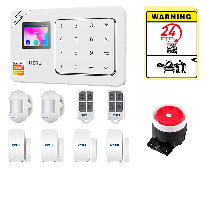 Alarmsystem, 4g Wireless-konnektivität, Intelligente App-integration, Alarmset 2, Eu-stecker