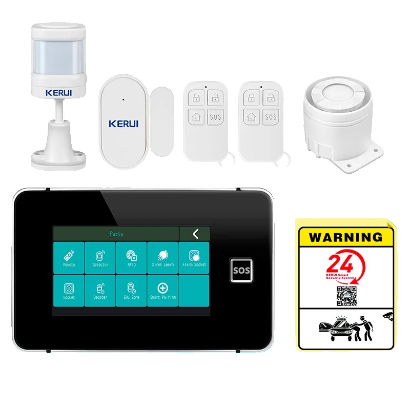 Alarmsystem, 4g- Und Wlan-konnektivität, Touchscreen-oberfläche, 4g Alarm 1, Eu-stecker