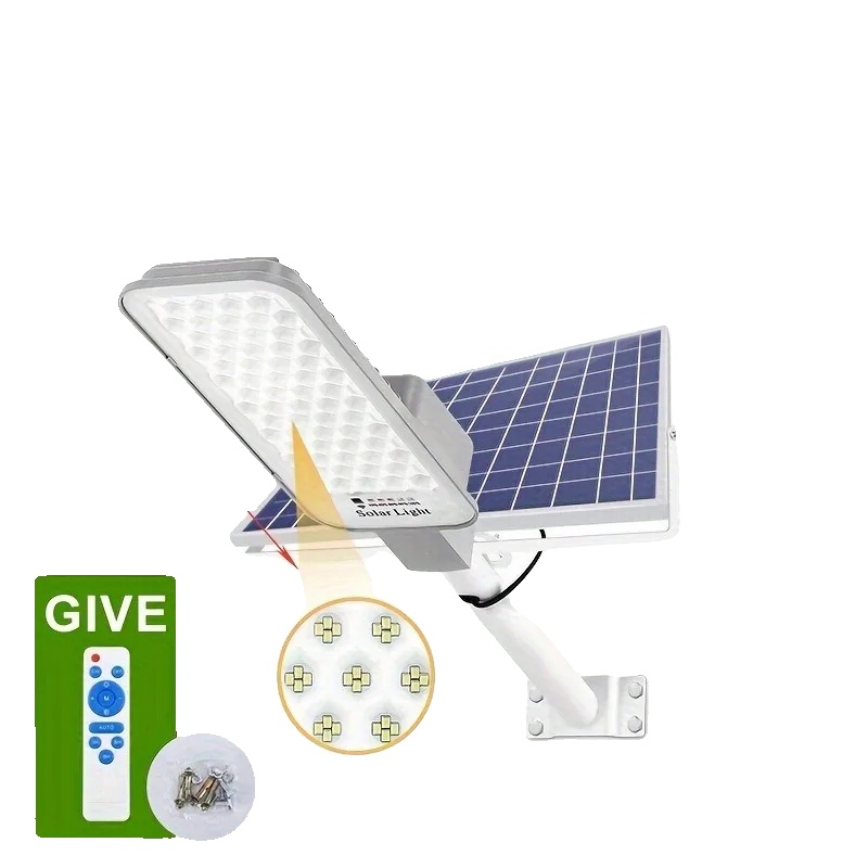 Solar-straßenlaterne, Einstellbare Helligkeit, Wasserdichtes Design, 6000mah-1pack