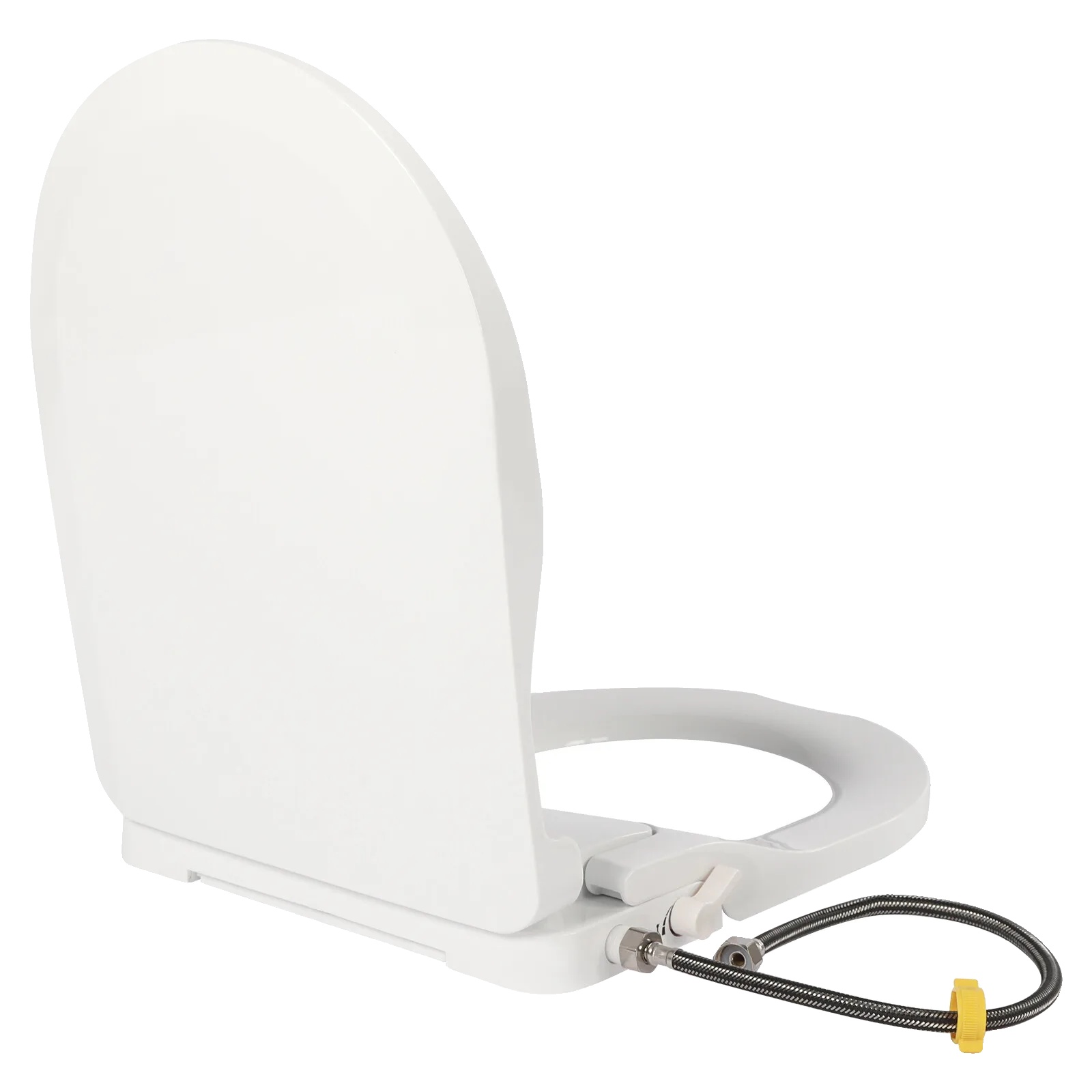 Bidet-toilettensitz, Dual-düsen-system, Ergonomisches Design, Weiss
