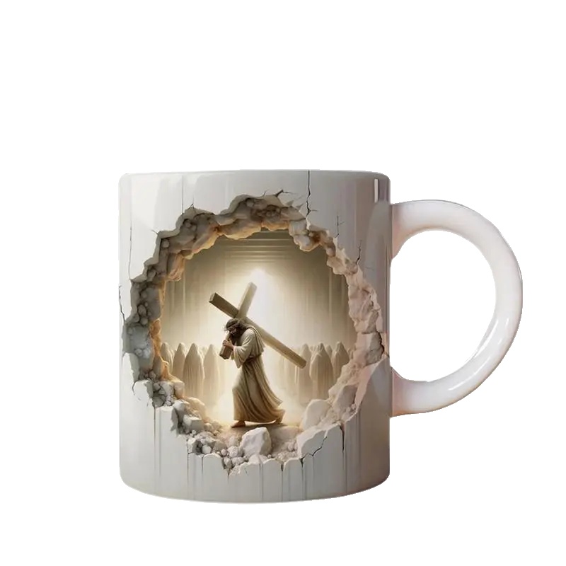 Keramiktasse, Bambusmaterial, 10 Cm Höhe, 8 Cm Durchmesser, Geeignet Für Heiße Getränke, Ideal Für Latte Und Cappuccino