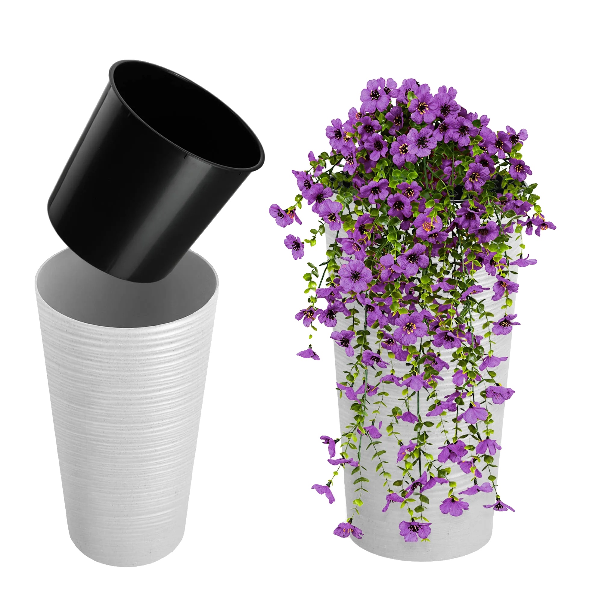 Blumentopfdeckel, Umweltfreundliches Material, 25 Cm Durchmesser, Dekoratives Design, Langlebige Haltbarkeit, Vielseitige Kompatibilität