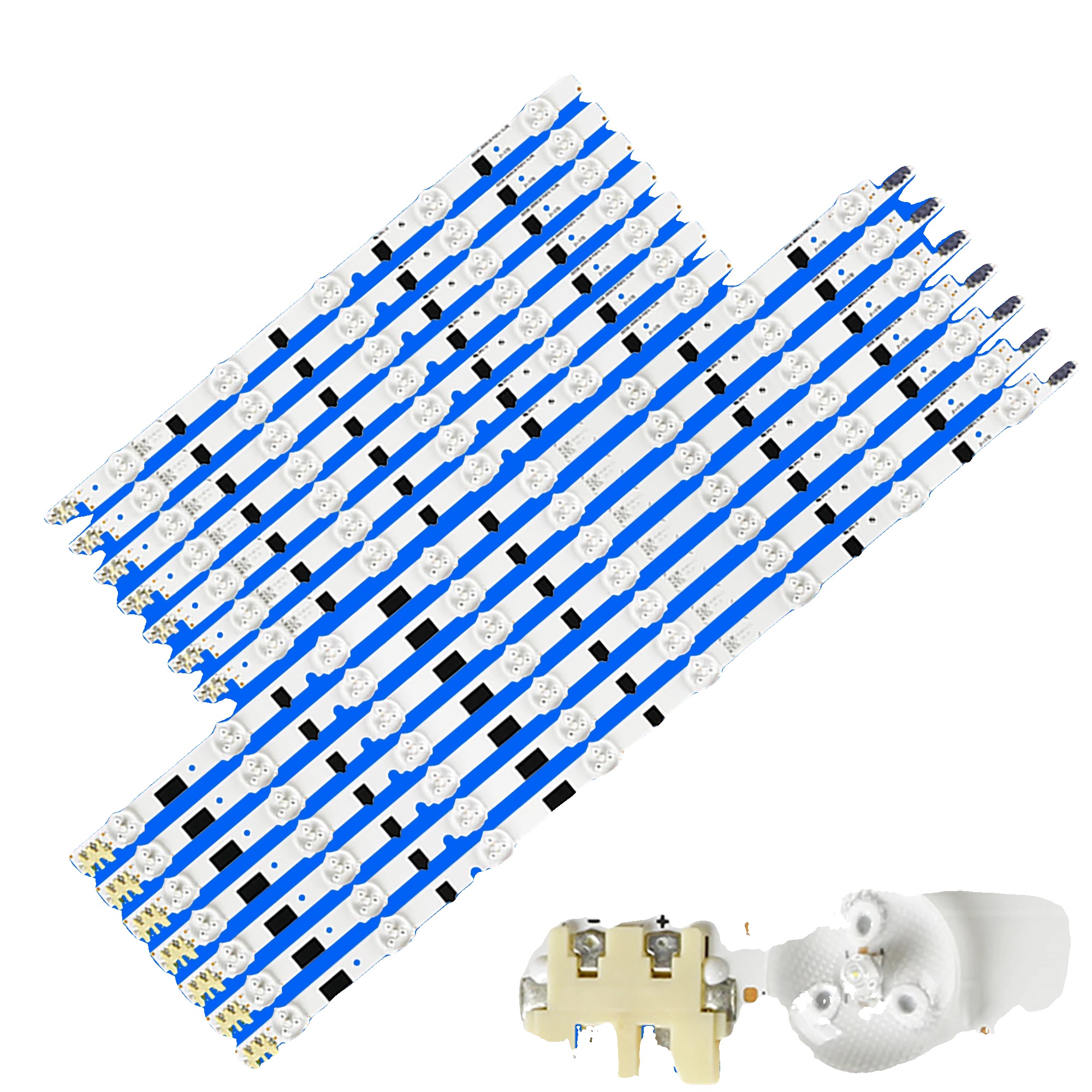 Led-hintergrundbeleuchtungsstreifen, Länge 802mm, Spannung Pro Led 3v, 13 Led-perlen Pro Streifen, Neuwertiger Zustand, Kompatibel Mit 39-zoll