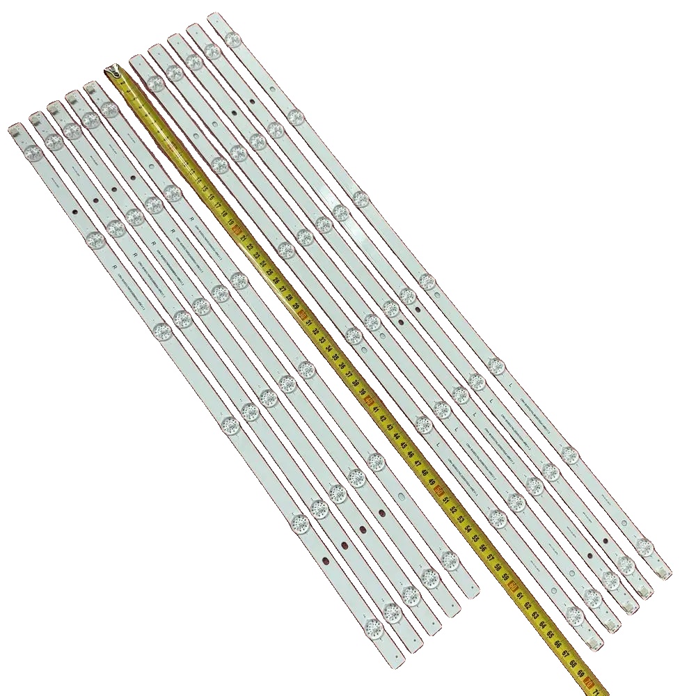 Led-hintergrundbeleuchtungsstreifen, Aluminium-material, Drucktastensteuerung, Kompatibel Mit Verschiedenen Modellen, Anpassbares Design,