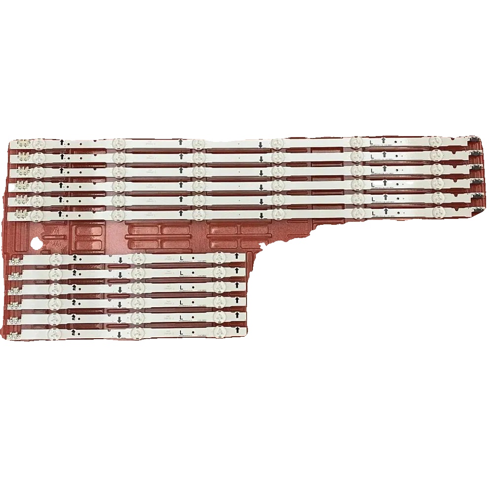 Led-hintergrundbeleuchtungsstreifen, Kupfermaterial, 1010 Mm Länge, Kompatibel Mit Mehreren Tv-modellen, 3v Led-typ, Insgesamt 12 Stück