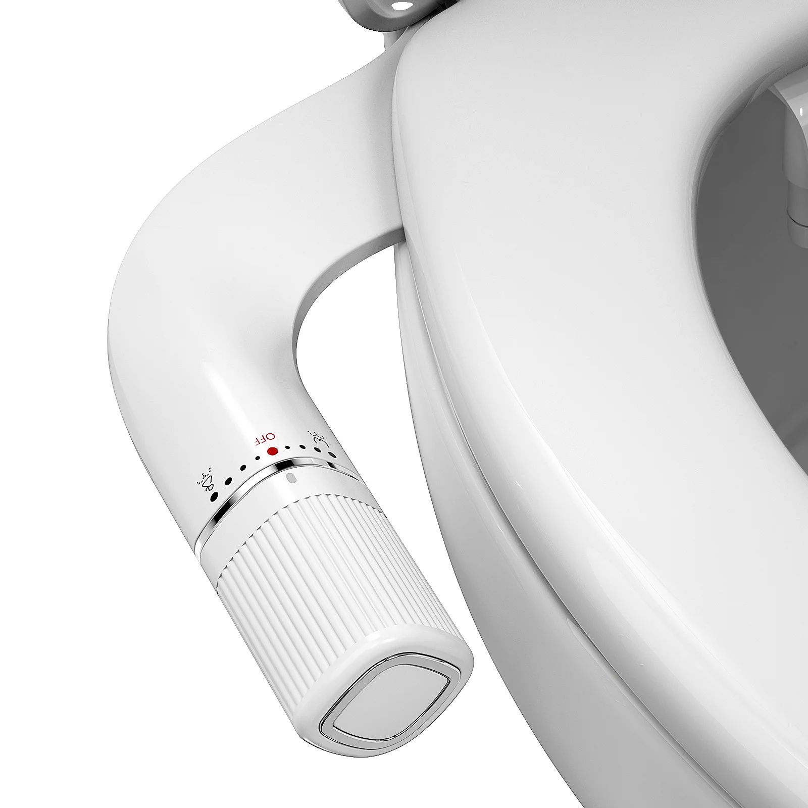 Bidet-aufsatz, Dualdüse, Einstellbarer Wasserdruck, 3-8 Fr Es Nl Europa