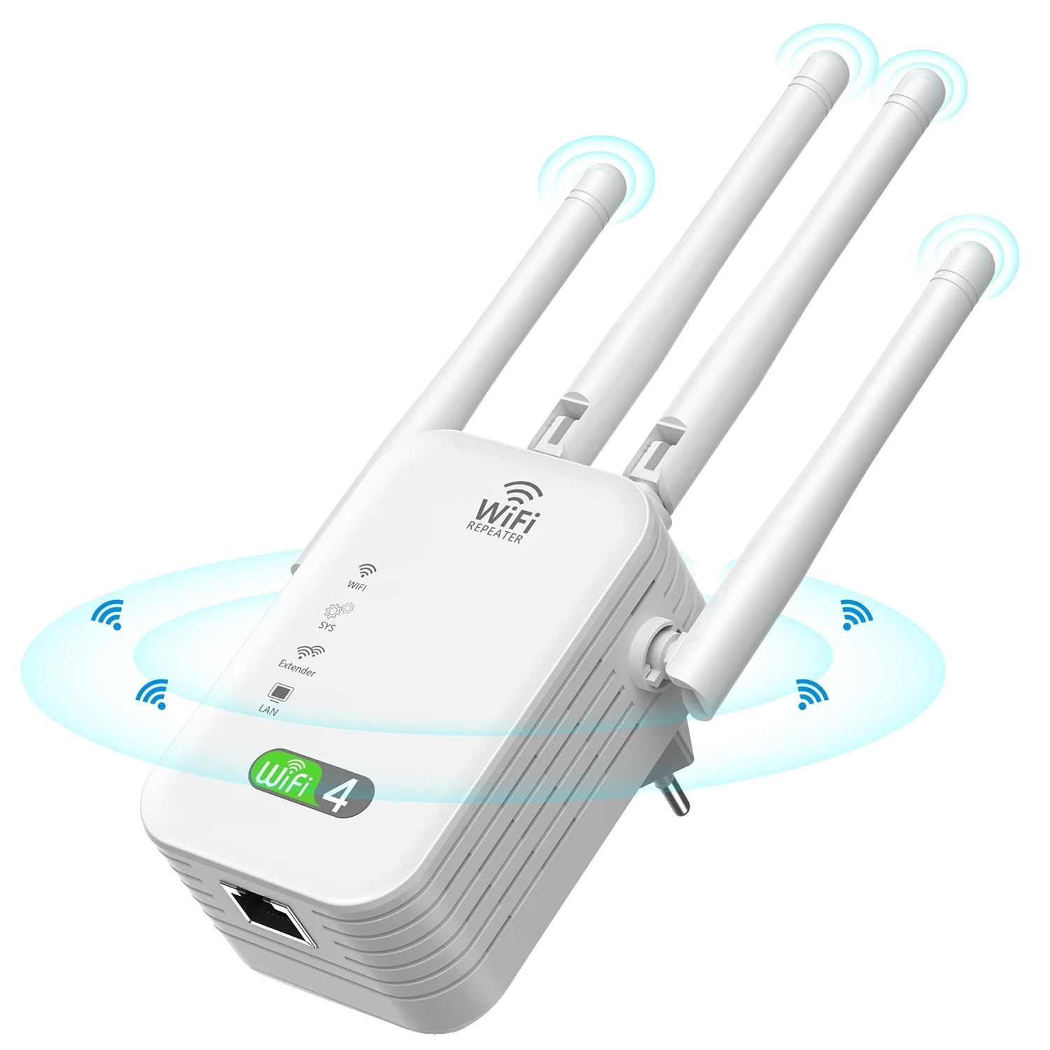 Drahtloser Repeater, 300 Mbps, Dual-band Signalverstärker, Eu-stecker
