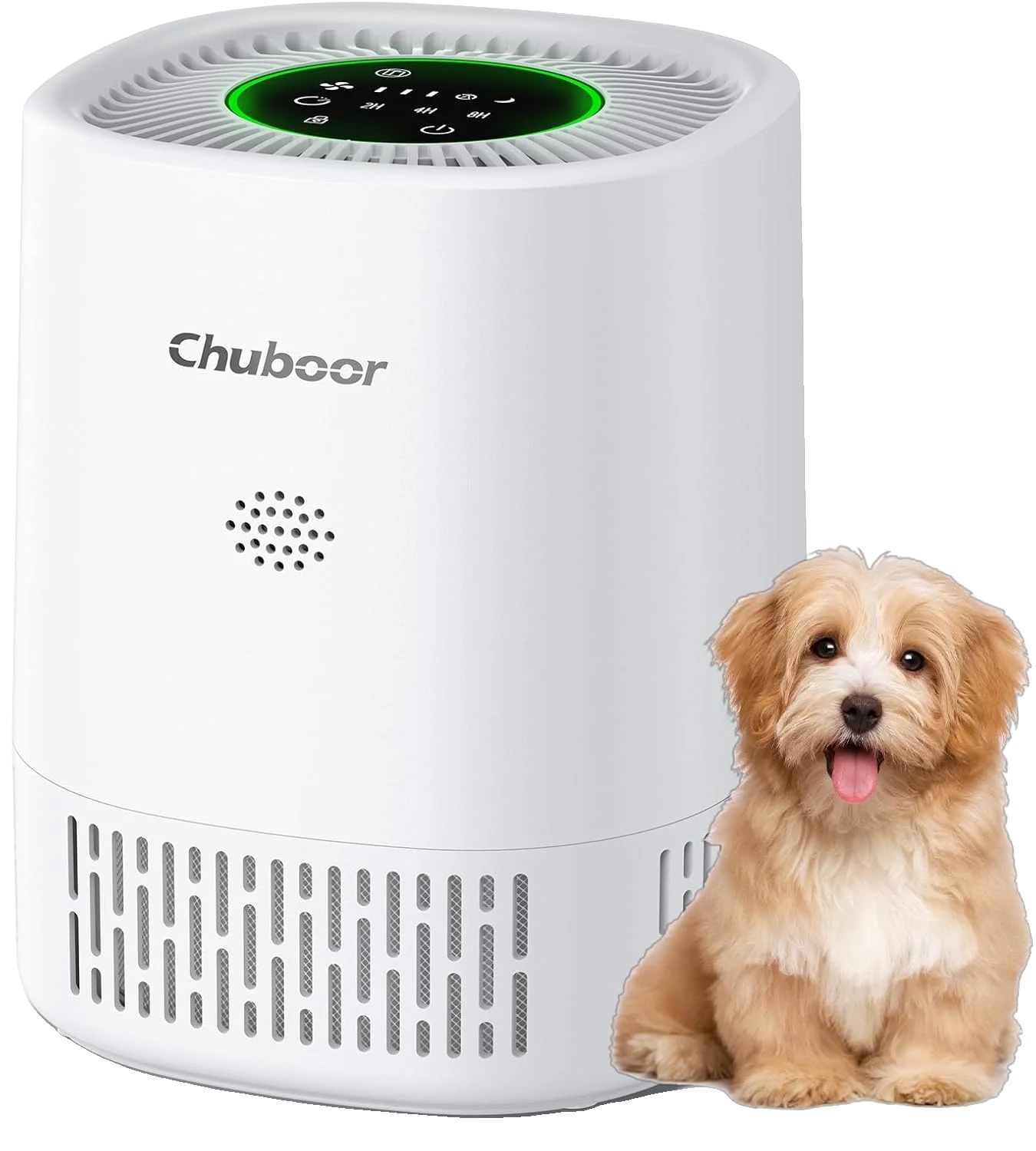 Luftreiniger, Ultra-leiser Betrieb, Waschbarer Hepa-filter, Weiß - Kein Wlan, 1.5kg-b