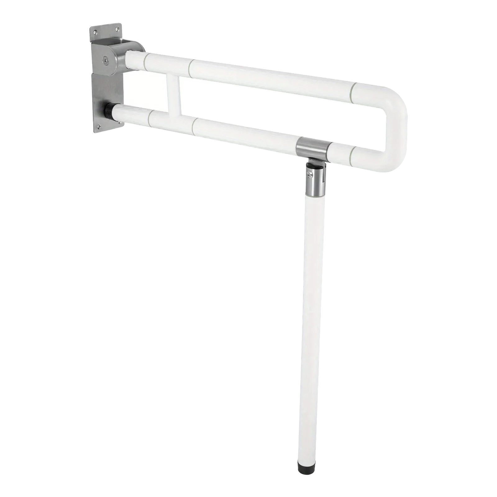 Haltegriff, Platzsparendes Design, Langlebige Materialien, Weiss