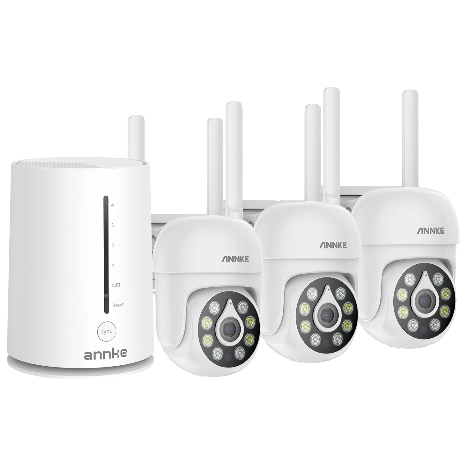 Sicherheitskamerasystem, 5mp Auflösung, Nachtsichtfähigkeit, 3pc Kamera, Keine Tf-karte-a, Kein Stecker-a